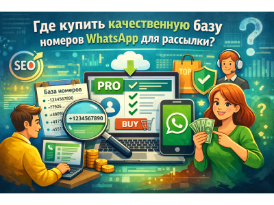 Где купить качественную базу номеров WhatsApp для рассылки?