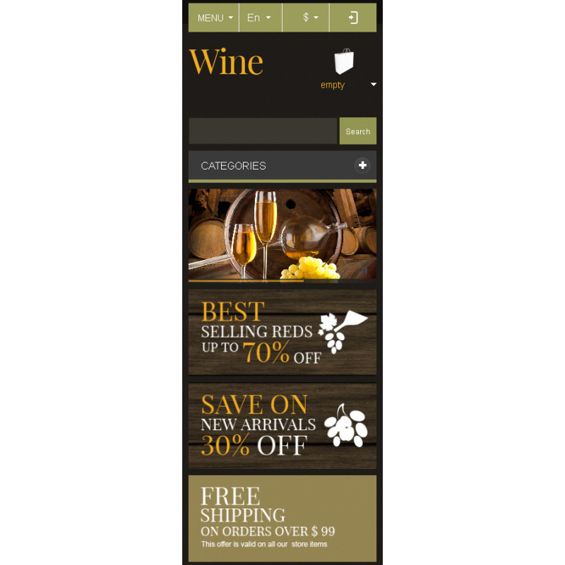 ✅ WineStore шаблон для PrestaShop: 1.5.0.17