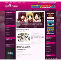 ✅ iAnime шаблон для WordPress