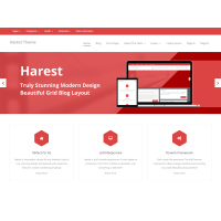 ✅ Harest шаблон для WordPress