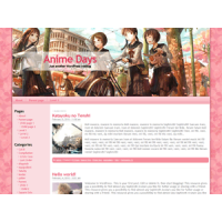 ✅ Anime Days шаблон для WordPress