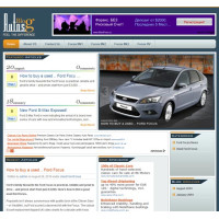 ✅ Used Ford Focus шаблон для WordPress