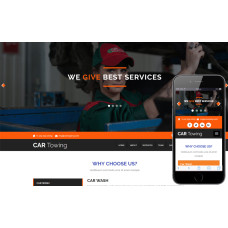 ✅ Car Towing шаблон для автосервиса