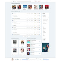 ✅ Mega Sound - музыкальный шаблон для DLE