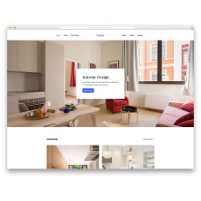 ✅ Harbor шаблон для сайта о дизайне интерьера