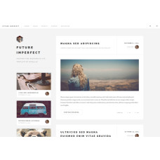 ✅ Future imperfect шаблон блога писателя или путешественника