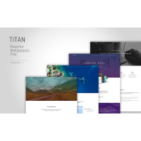 ✅ Titan универсальный шаблон для любого сайта