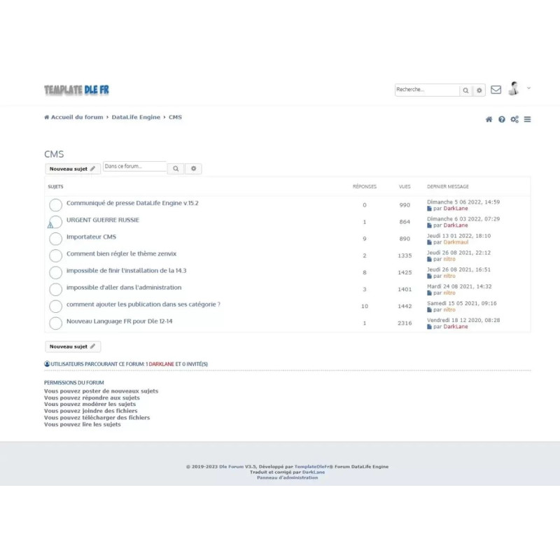 ✅ Модули Dle Forum V.3.5