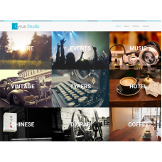 ✅ Cyrus Studio одностраничный шаблон для портфолио