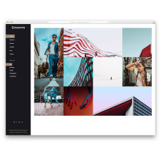 ✅ Cocoon шаблон для фотографа, личного сайта