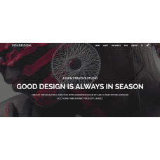 ✅ Pouseidon шаблон для модного агенства и фотографа