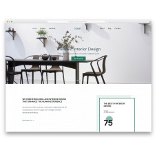 ✅ Ideal шаблон html сайта для дизайна интерьера