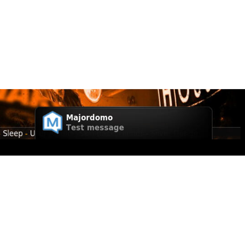 ✅ Отправка уведомлений в Kodi