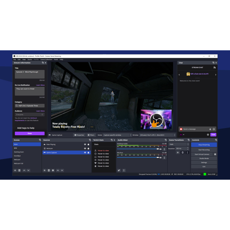 ✅ OBS Studio 29.0.2 Full
