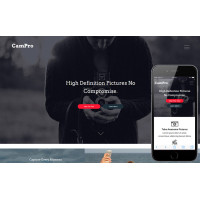 ✅ Campro гибкий и современный шаблон портфолио