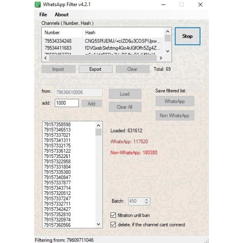 ✅ Комплект Blaster Bulk Sender + WA Filter + Wart лицензия на 6 месяцев